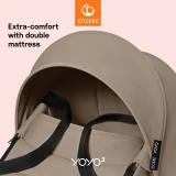 Stokke® YOYO³ Stroller with newborn shell bundle - Black