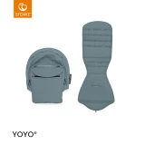 Stokke® YOYO³ Stroller with newborn shell bundle - Aqua