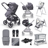 Miniuno TouraGo Travel System + Home Bundle - Anthracite
