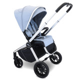 My Babiie MB450i 3-in-1 Travel System + Base - Steel Blue