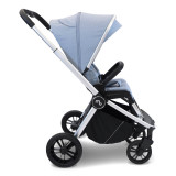 My Babiie MB450i 3-in-1 Travel System + Base - Steel Blue