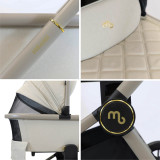 My Babiie MB450i 3-in-1 Travel System + Base - Ivory