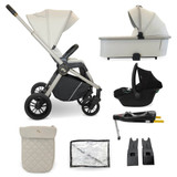 My Babiie MB450i 3-in-1 Travel System + Base - Ivory