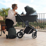 My Babiie MB450i 3-in-1 Travel System + Base - Forest Green