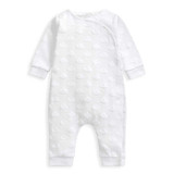 Mamas & Papas Cloud Jacquard Wrap Romper