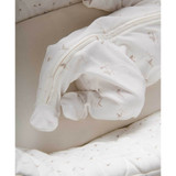 Mamas & Papas Stork White All In One Sleepsuit
