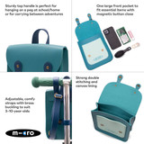 Micro Eco Satchel - Aqua/Teal