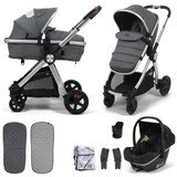 Zummi Panorama XTi Car Seat Bundle - Herringbone