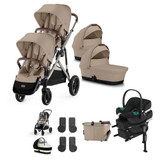 Cybex Gazelle S Taupe Twin Travel System Bundle - Almond Beige