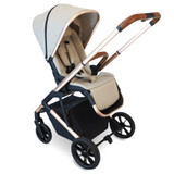 My Babiie MB500i 3-in-1 Travel System + Base - Rose Gold Stone