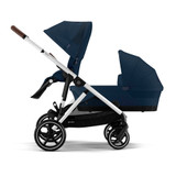 Cybex Gazelle S Silver Double - Ocean Blue