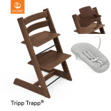 Stokke® Tripp Trapp® Newborn Bundle + Baby Set - Oak Warm Brown