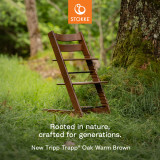 Stokke® Tripp Trapp® + Cushion & Baby Set - Oak Warm Brown
