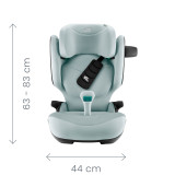 Britax Römer KIDFIX PRO Style High Back Booster Car Seat - Mineral Grey
