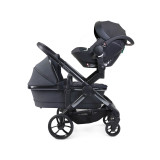 iCandy Peach 7 Double + Cocoon i-Size & Base - Dark Grey