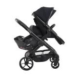 iCandy Peach 7 Double + Cocoon i-Size & Base - Black Edition