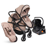 iCandy Peach 7 Double + Cocoon i-Size & Base - Cookie