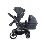 iCandy Peach 7 Twin + 2 x Cocoon i-Size & Base - Dark Grey