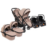 iCandy Peach 7 Twin + 2 x Cocoon i-Size & Base - Cookie