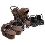 iCandy Peach 7 Twin + 2 x Cocoon i-Size & Base - Coco