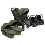 iCandy Peach 7 Twin + 2 x Cocoon i-Size & Base - Ivy