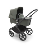 Bugaboo Fox Cub All Terrain Pushchair + Turtle Air & Base - Black/Forest Green