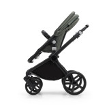 Bugaboo Fox Cub All Terrain Pushchair + Turtle Air & Base - Black/Forest Green