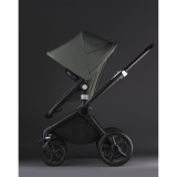 Bugaboo Fox Cub All Terrain Pushchair + Turtle Air & Base - Black/Forest Green