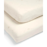 Mamas & Papas Cotbed Fitted Sheets (2 Pack) - Welcome to the World Duckling