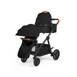 Ickle Bubba Virgo 2 in 1 Pushchair - Black/Black/Tan