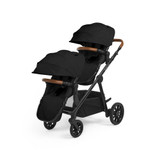 Ickle Bubba Virgo 2 in 1 Pushchair - Black/Black/Tan