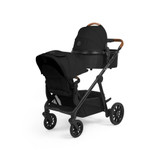 Ickle Bubba Virgo 2 in 1 Pushchair - Black/Black/Tan