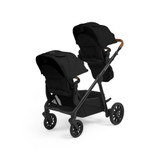 Ickle Bubba Virgo 2 in 1 Pushchair - Black/Black/Tan