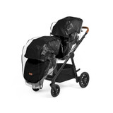 Ickle Bubba Virgo 2 in 1 Pushchair - Black/Black/Tan