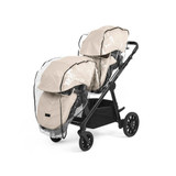Ickle Bubba Virgo 2 in 1 Pushchair Twin Package - Black/Stone/Black