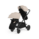 Ickle Bubba Virgo Twin Cirrus Travel System - Black/Stone/Black