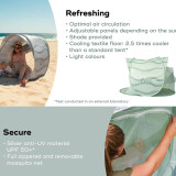 Babymoov Moov & Protect Anti UV Shalter - Green Lagoon
