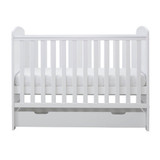 Ickle Bubba Coleby Mini 2 Piece Room Set & Fibre Mattress - White