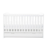 Ickle Bubba Coleby 2 Piece Room Set & Fibre Mattress - White