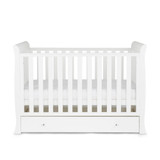 Ickle Bubba Snowdon 4 in 1 Mini 2 Piece Room Set & Premium Sprung Mattress - White