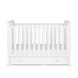 Ickle Bubba Snowdon 4 in 1 Mini 2 Piece Room Set & Premium Sprung Mattress - White