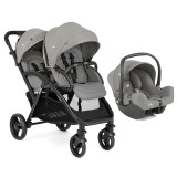 Joie EvaLite Duo Stroller with i-Snug Car Seat- Pebble