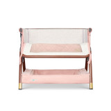Tutti Bambini CoZee Luxe Mini Me Crib - Walnut/Blush