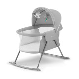 Kinderkraft Lovi 3-in-1 Baby Crib - Grey