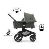 Bugaboo Fox 5 All Terrain Pushchair + Pebble 360 Pro2 & Base - Black/Forest Green