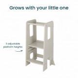 Tutti Bambini Helping Hands Montessori Toddler Learning Tower - Mushroom