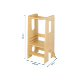 Tutti Bambini Helping Hands Montessori Toddler Learning Tower - Natural