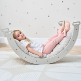 Tutti Bambini Scala Montessori 3 in 1 Pikler Climbing Frame with Climbing Wall - Mushroom