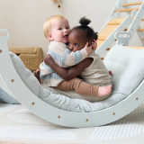 Tutti Bambini Scala Montessori 3 in 1 Pikler Climbing Frame with Climbing Wall - Sea Mist