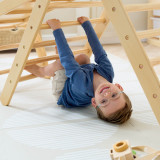 Tutti Bambini Scala Montessori 3 in 1 Pikler Climbing Frame with Climbing Wall - Natural